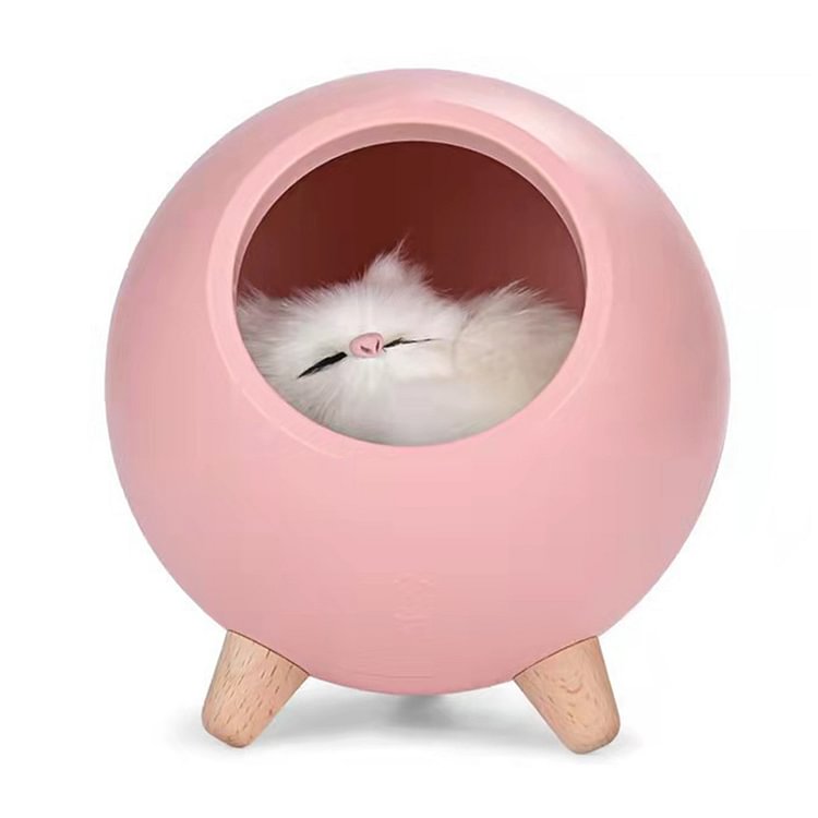 Cute Cat LED Mini Cattery USB Rechargeable Bedside -Night Light