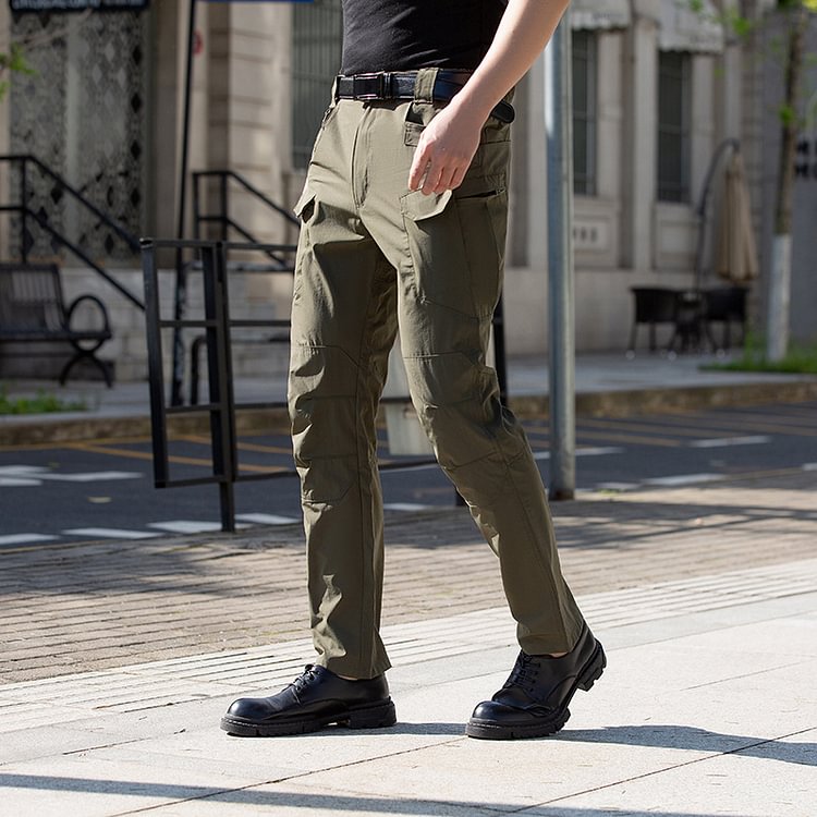 BrosWear Quick Drying Stretch Tactical Casual Outdoor Pants green