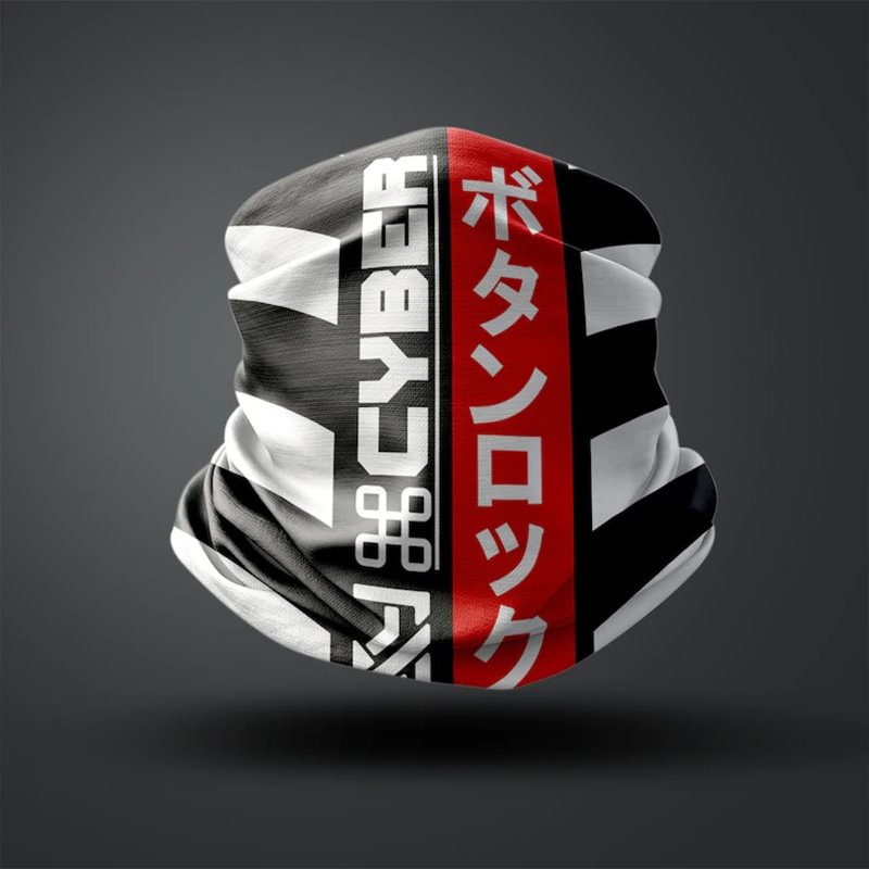 Cyberpunk Style Neck Gaiter Mask Dual-use / Techwear Club / Techwear