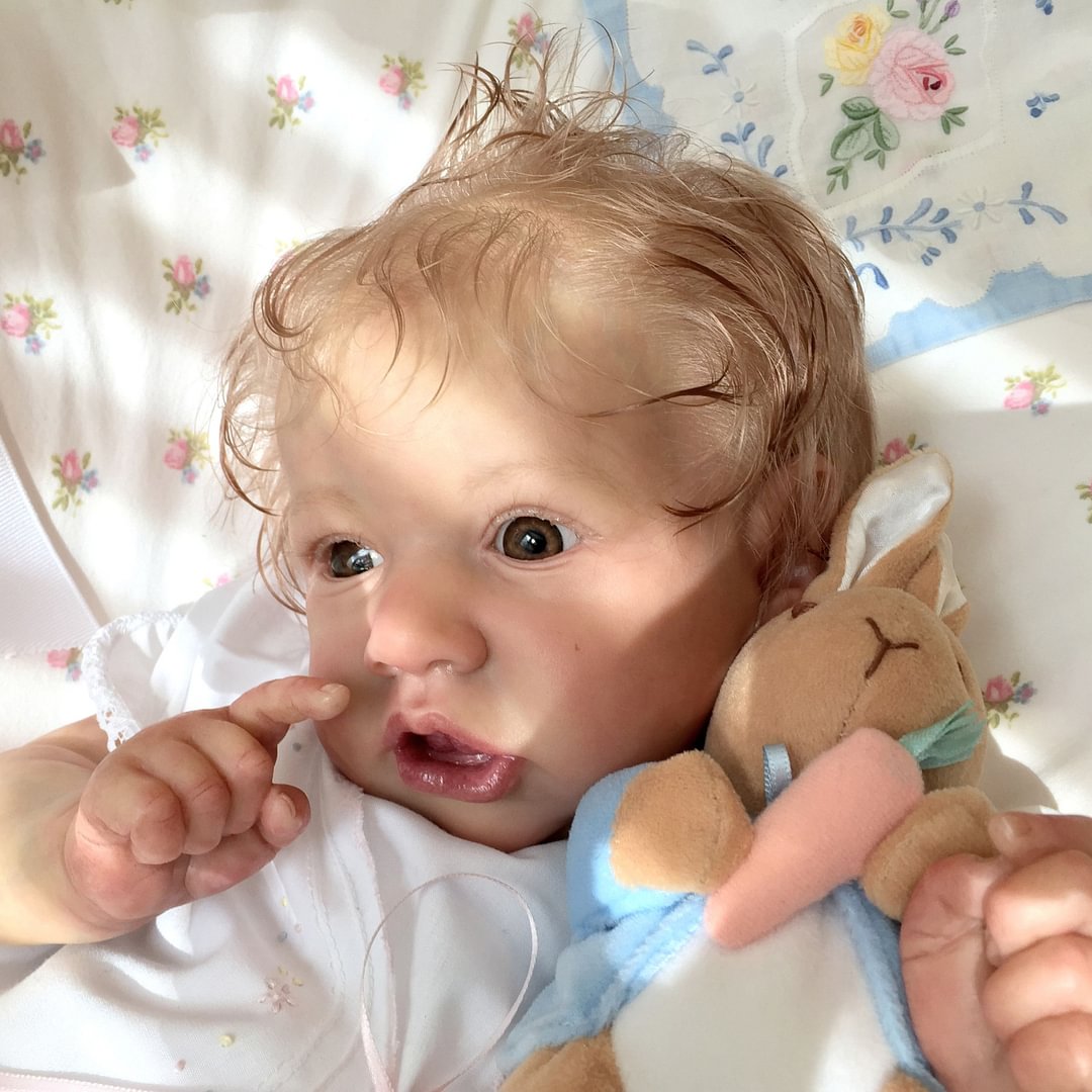 RSG LIFELIKE GALLERY®12'' Lovable Kaylin Touch Real Reborn Baby Doll Girl