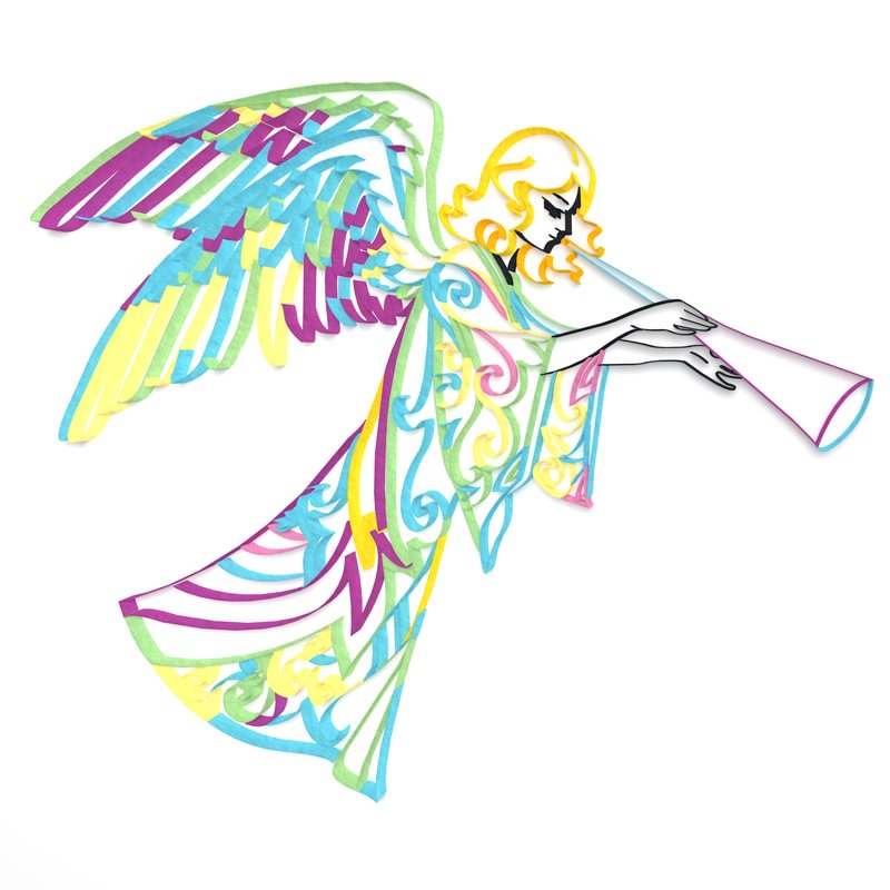 JEFFQUILLING™-JEFFQUILLING™ Paper Filigree Painting Kit -Blonde Angel