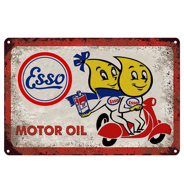 Esso Extra Motor - Vintage Tin Signs