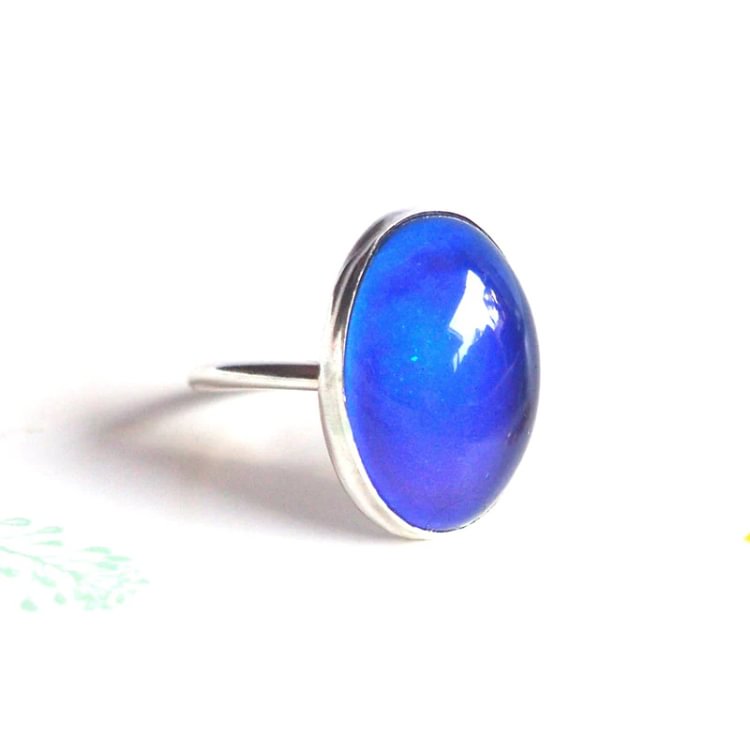 S925 Color Changing Mood Ring