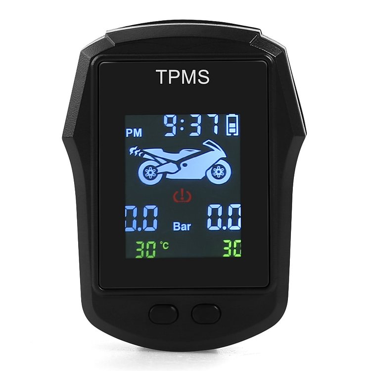 Waterproof Motorcycle TPMS Motorbike Electric Bike Tire Tyre Pressure Monitoring System with External Sensors