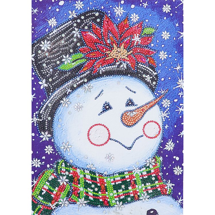 Snowman - Special Shaped Diamond Painting - 40*30CM