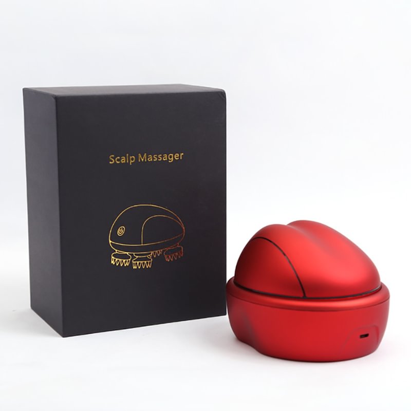 3D Scalp Massager Waterproof Electric Head Massager Wireless Promote Hair Growth Body Deep Tissue Kneading Vibrating