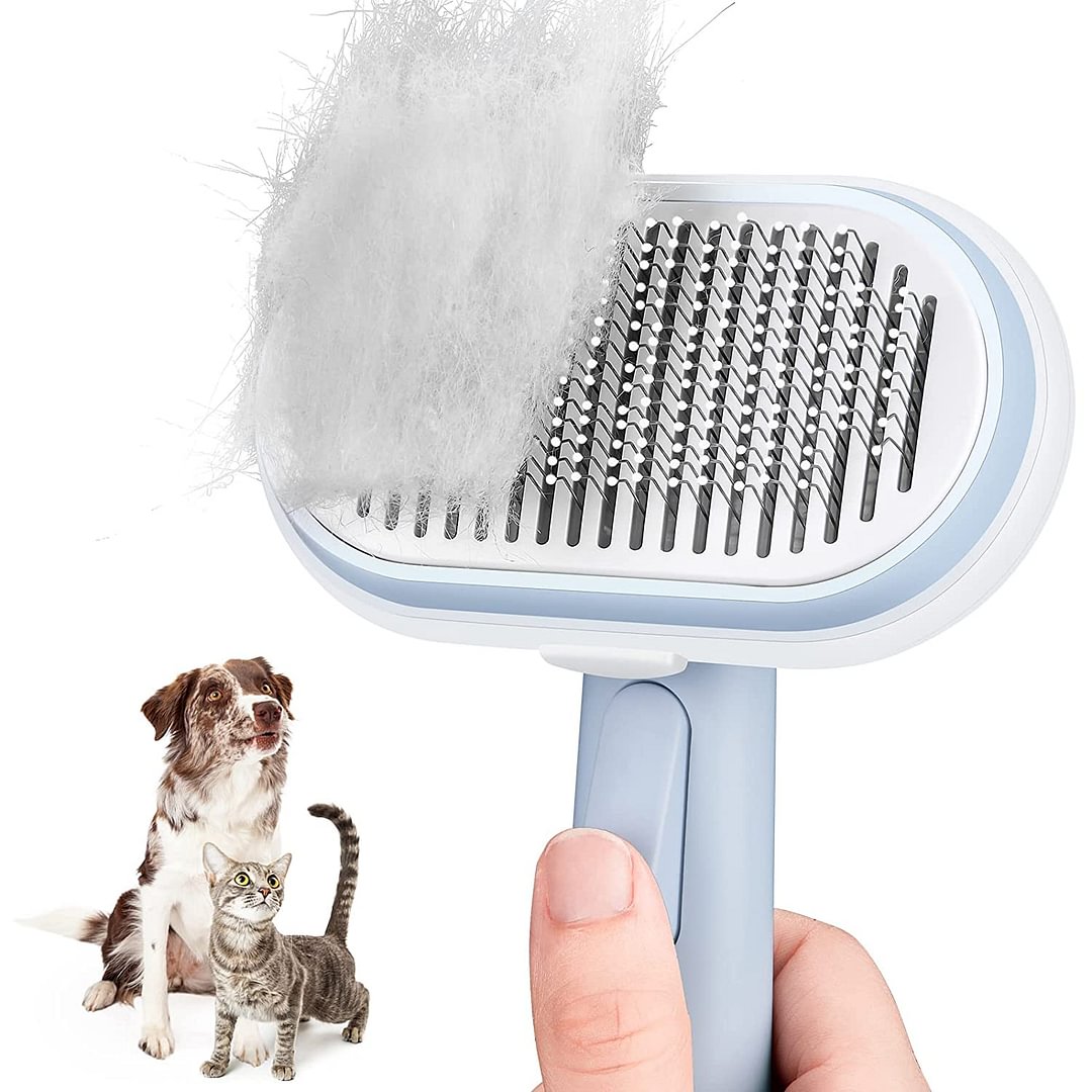 Cat Brush, Dog Brush for Shedding Dog Grooming,Cat Brush for Indoor Cats ,Cat Brush for Long or Short Haired Cats,Cat Comb Gently Removes Mats Tangles and Loose Fur for Kitten Puppy Pet