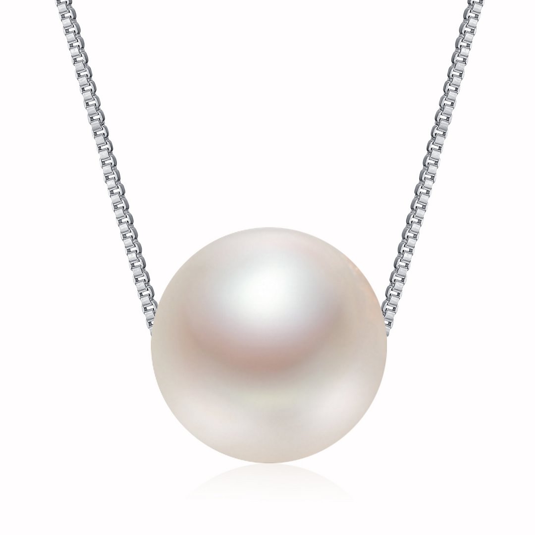 Shiny Pearl S925 Sterling Silver Necklace