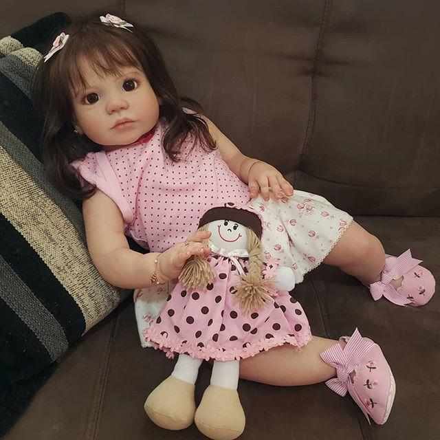 Realistic Lifelike 20'' Truly Hazel Reborn Baby Doll Toddlers Girl, Birthday Present 2022 -Creativegiftss® - [product_tag]
