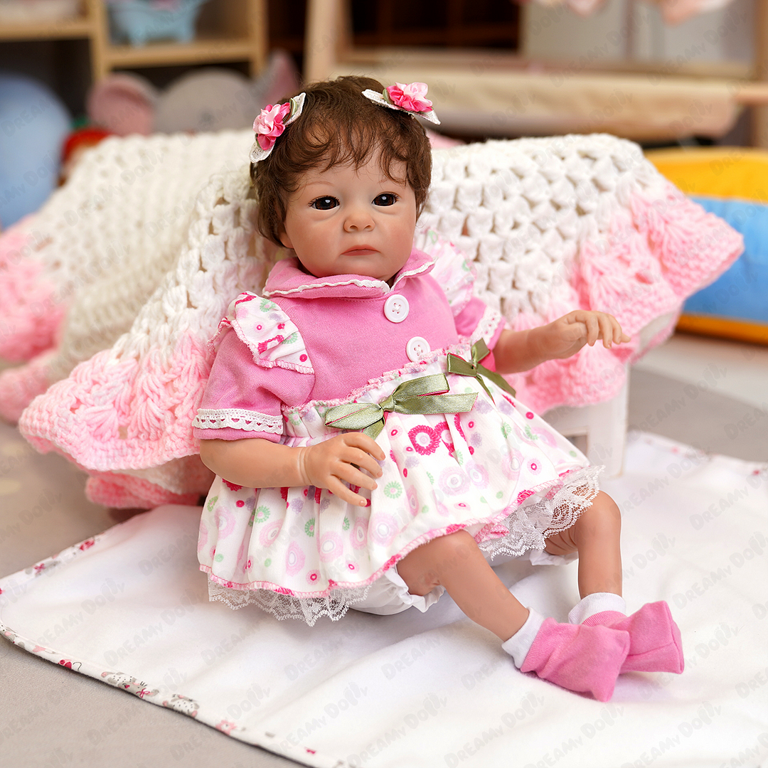  17 Inches Realistic Cute Baby Doll Named Emily - Reborndollsshop.com-Reborndollsshop®