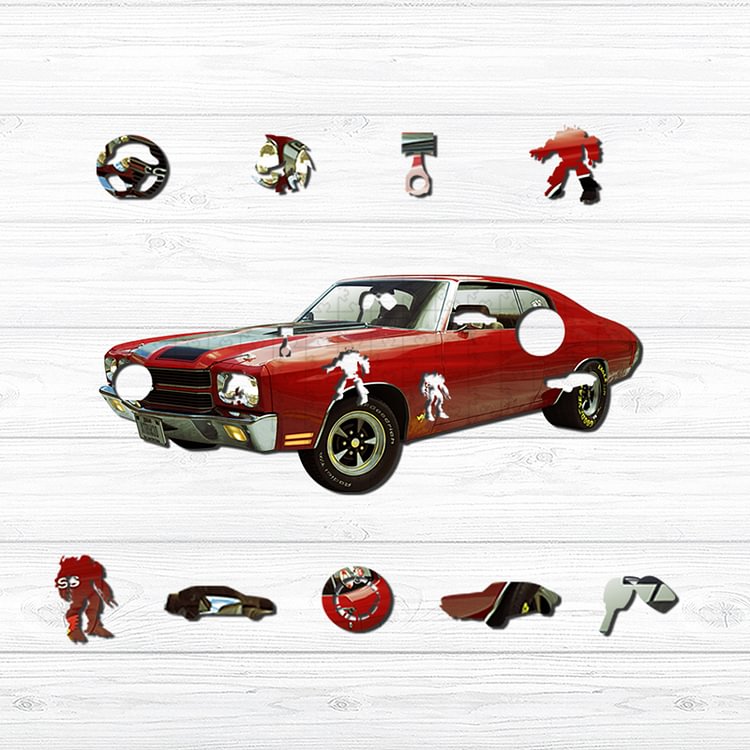 1970 CHEVELLE Wooden Jigsaw Puzzle