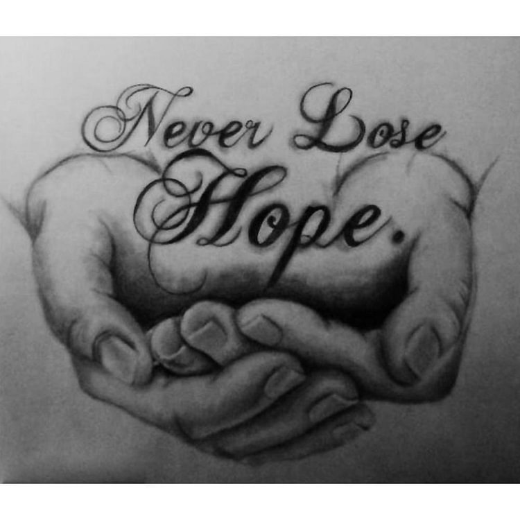 Never Lose Hope - Full Round Drill Diamond Painting - 30x40cm(Canvas)
