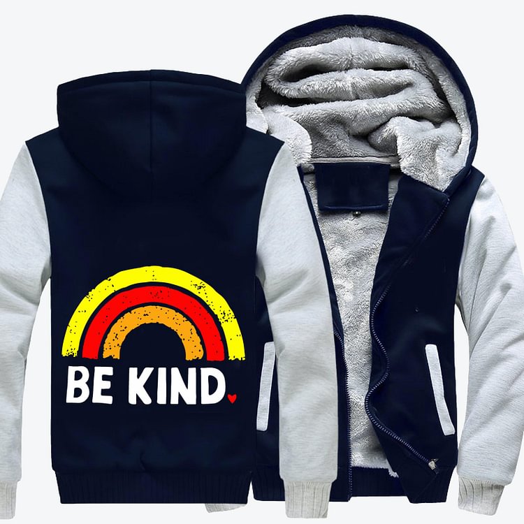 Be Kind Cute Funny Inspirational Teacher , World Teachers' Day Fleece Jacket