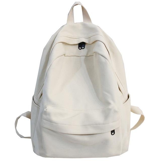 The Basic Canvas School Backpack、、sdecorshop