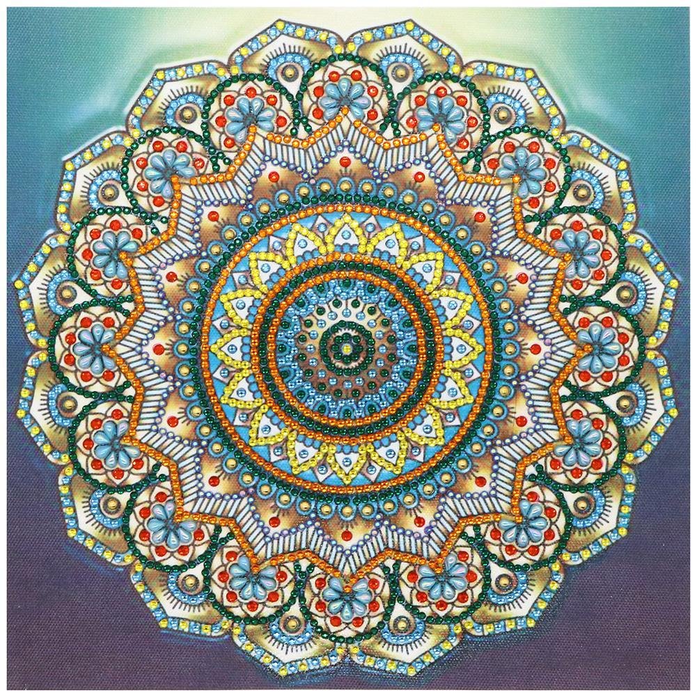 Partial Special Shaped Diamond Painting Mandala