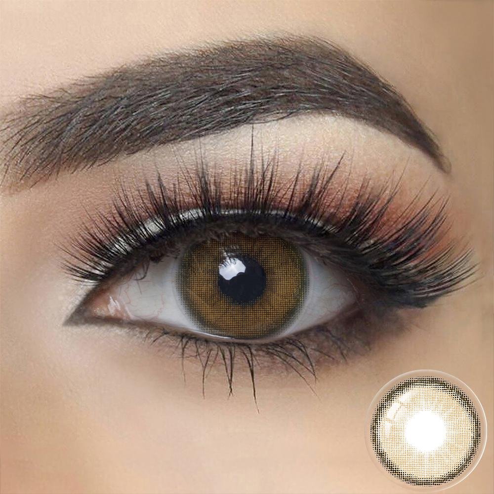 Canna Roze BEIGE BROWN Colored Contact Lenses