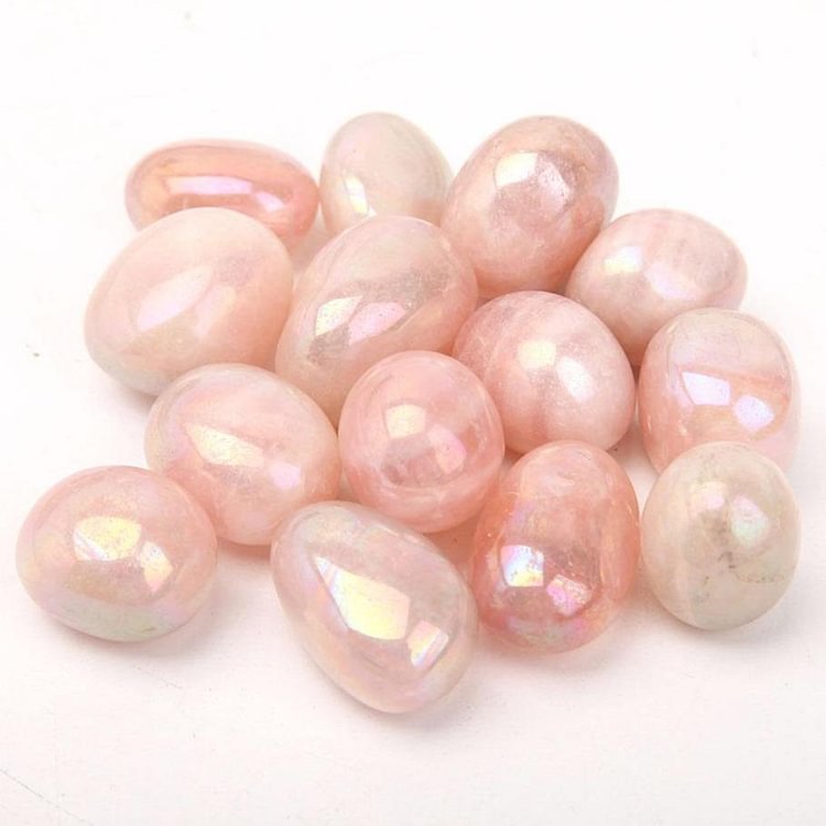 0.1kg Aura Pink Crystal bulk tumbled stone Crystal wholesale suppliers