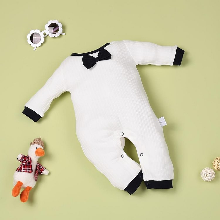  Comfortable Bodysuit Clothes with white bow Accessories for 22'' reborn baby doll girl/boy - Reborndollsshop.com-Reborndollsshop®