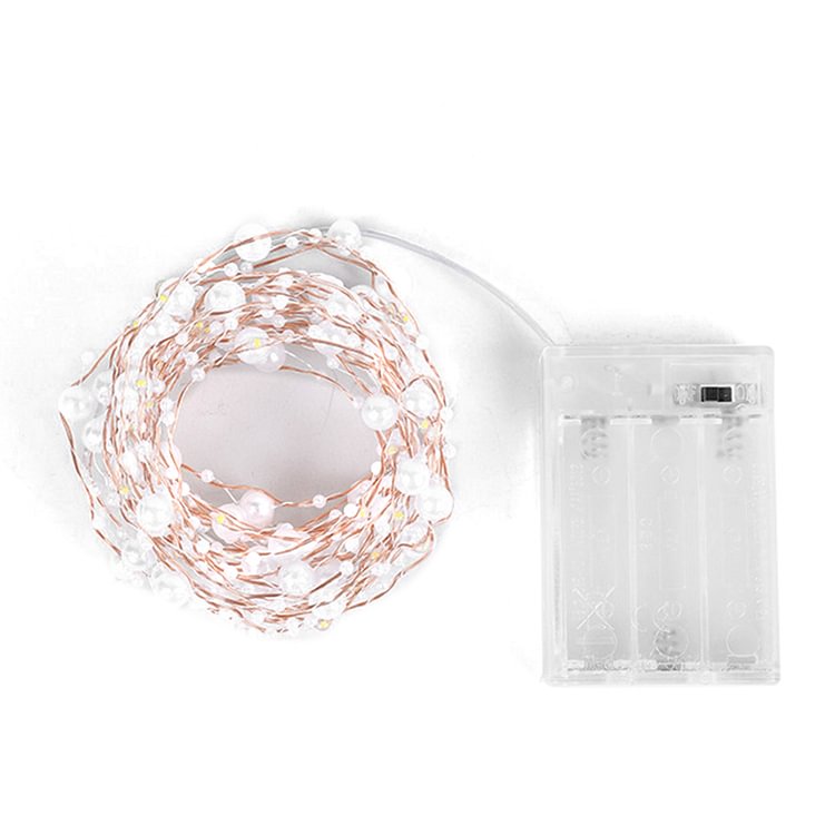 LED Battery Models Copper Wire Lamp Beads Room Courtyard Decor Light String