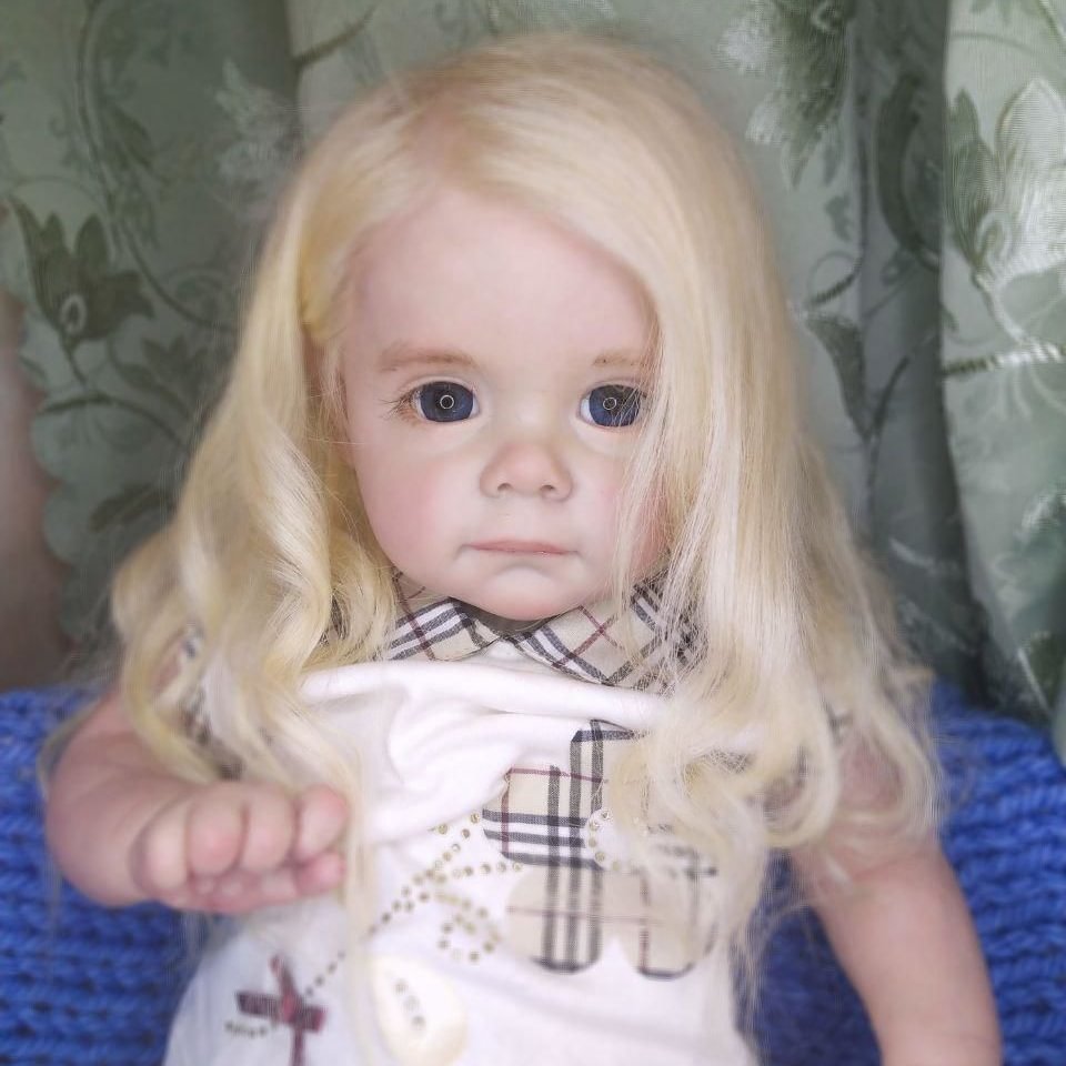 [Dolls with "Heartbeat" and Sound]15'' Realistic Reborn Baby Cute Girl Doll Emerson