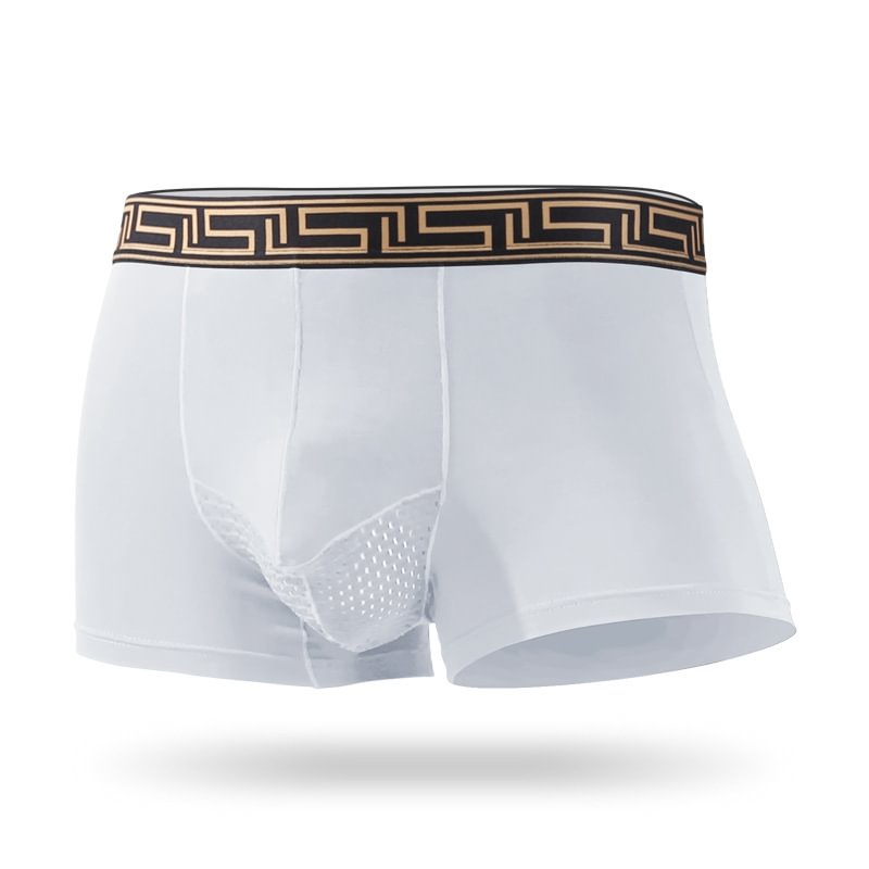 Modal Breathable Ice Silk Boxer Briefs Underwear-3 Pack