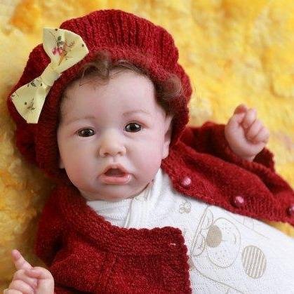 Reborn 20" Aggy Truly Toddler Baby Doll Girl Lifelike Newborn Baby with Clothes 2022 -Creativegiftss® - [product_tag]