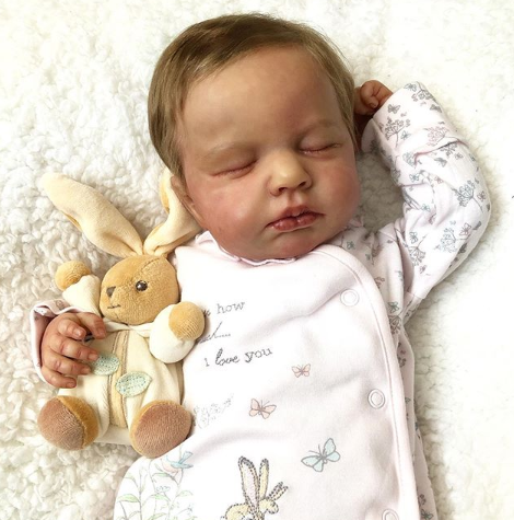  20" Ada Realistic Reborn Baby Girl with "Heartbeat" and Coos - Reborndollsshop.com-Reborndollsshop®