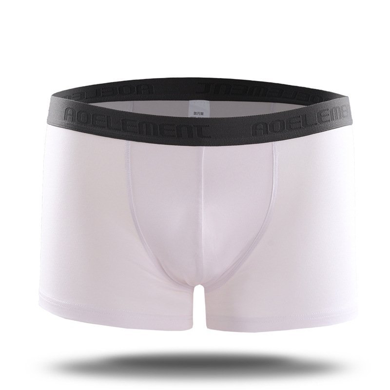 Modal Breathable Ice Silk Boxer Briefs Underwear-3Pack
