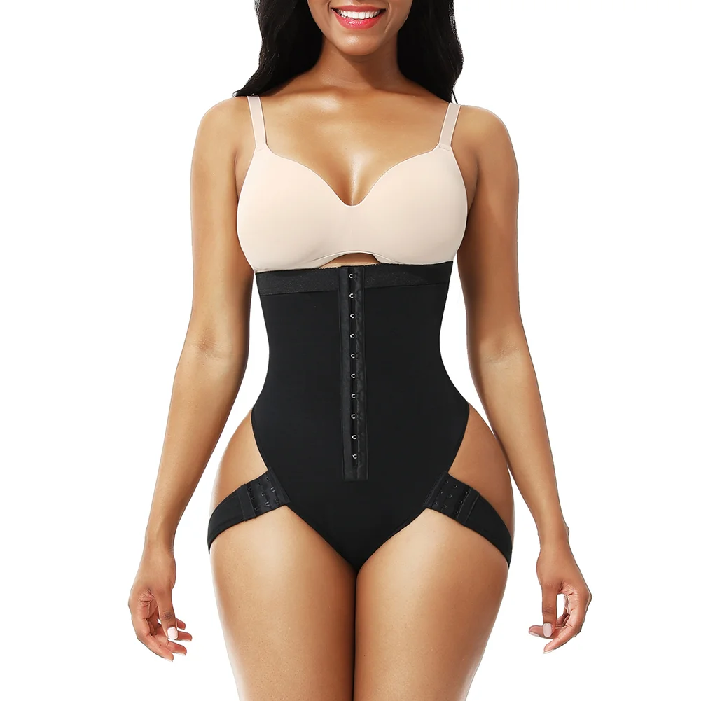 High Waist Butt Lifter Thong Curve With 2 Side Straps Body Shapewear