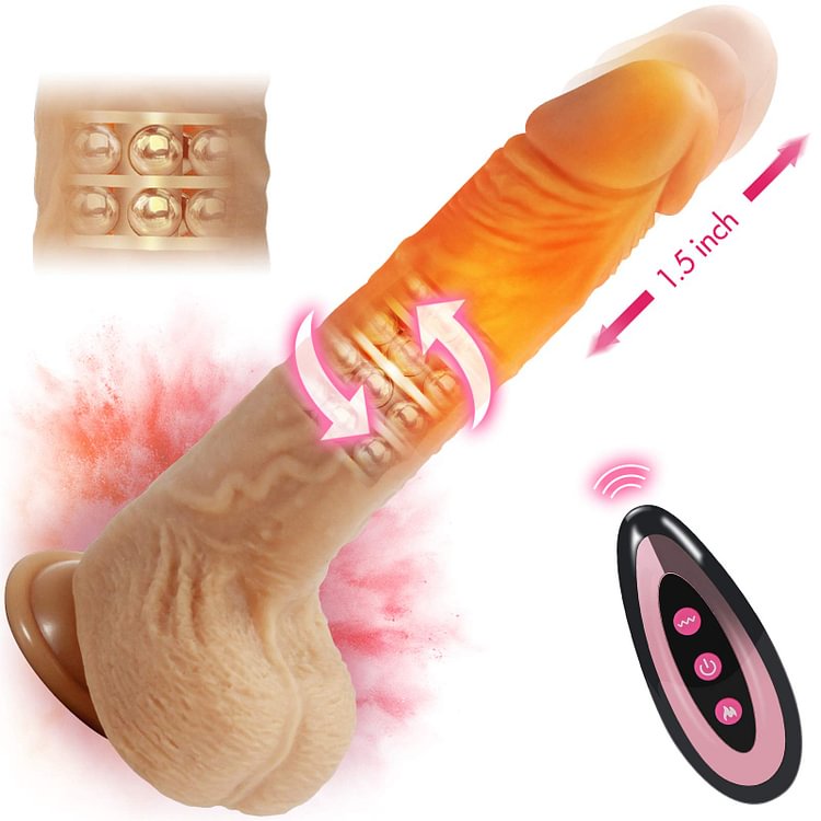 Thrusting Dildo Vibrator Sex Toy for Women with 10 Vibration