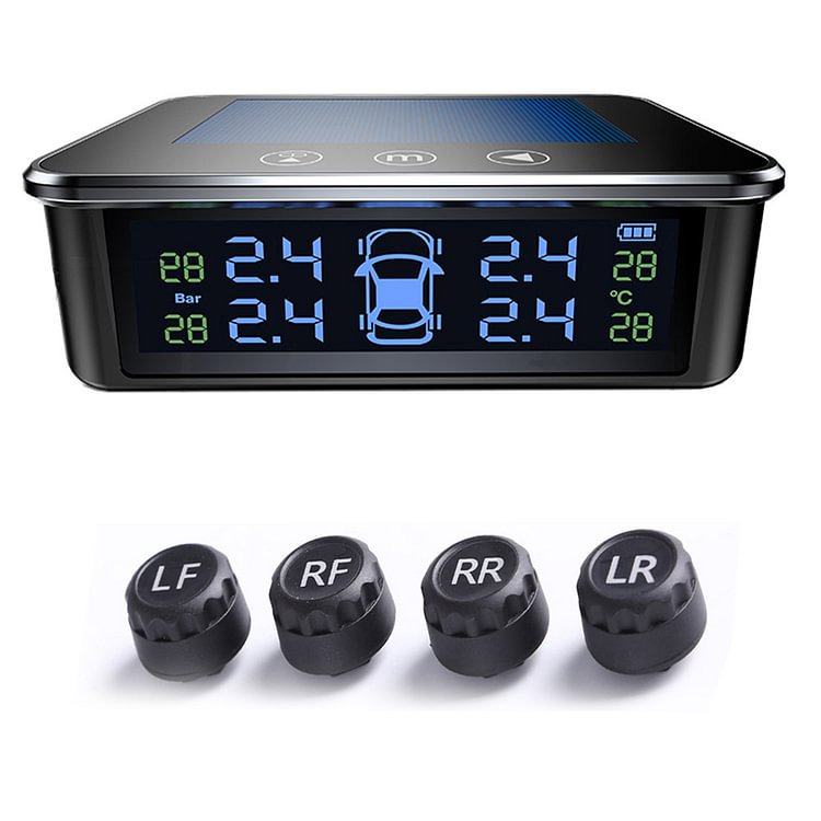 AN-11 Solar Car TPMS Touch Switch Tire Pressure Monitor System