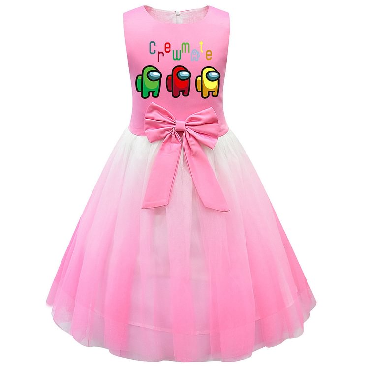Children's dress among us girl's mesh skirt princess skirt 80318-Mayoulove