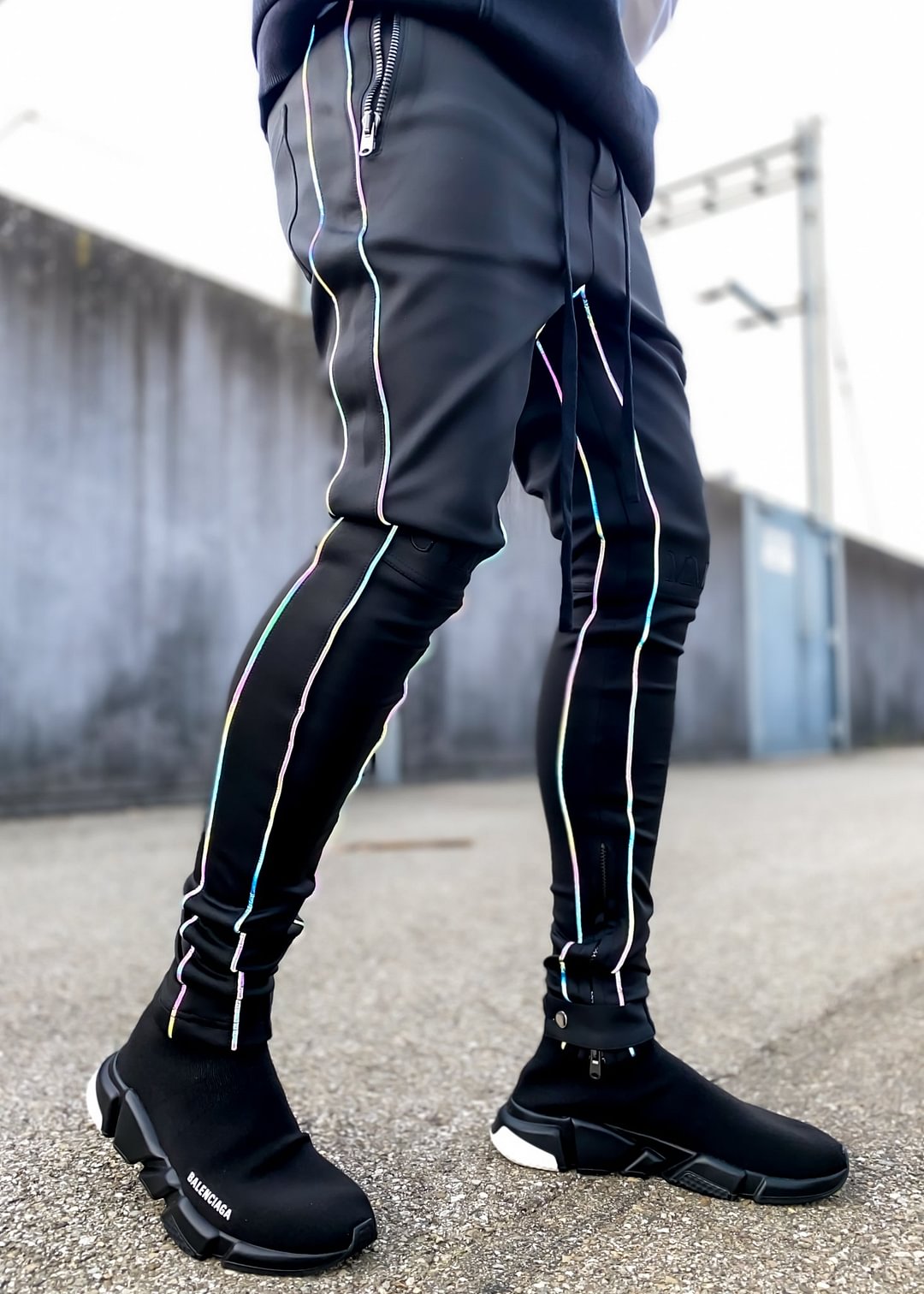 Hip Hop Street Jogging Reflective Pants / Techwear Club / Techwear