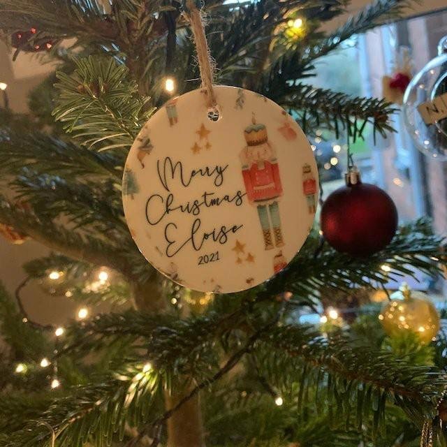 Personalized Christmas Tree Decorations