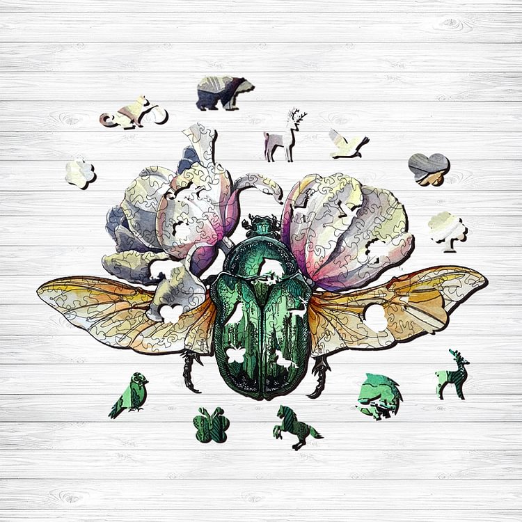 Beetle Wooden Jigsaw Puzzle