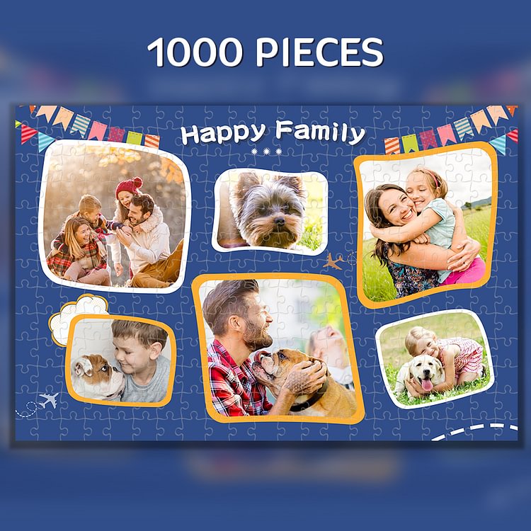 Custom 6  Photo Puzzle Happy Family 1000 Pieces