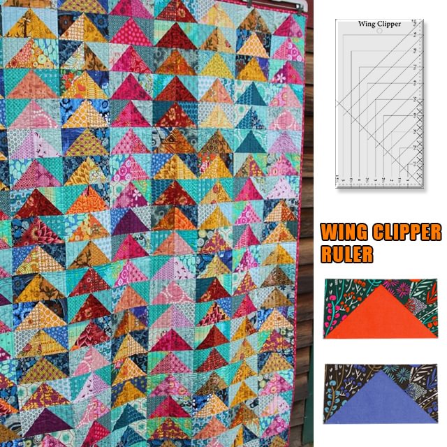 Wing Clipper Ruler for Making Perfect Flying Geese