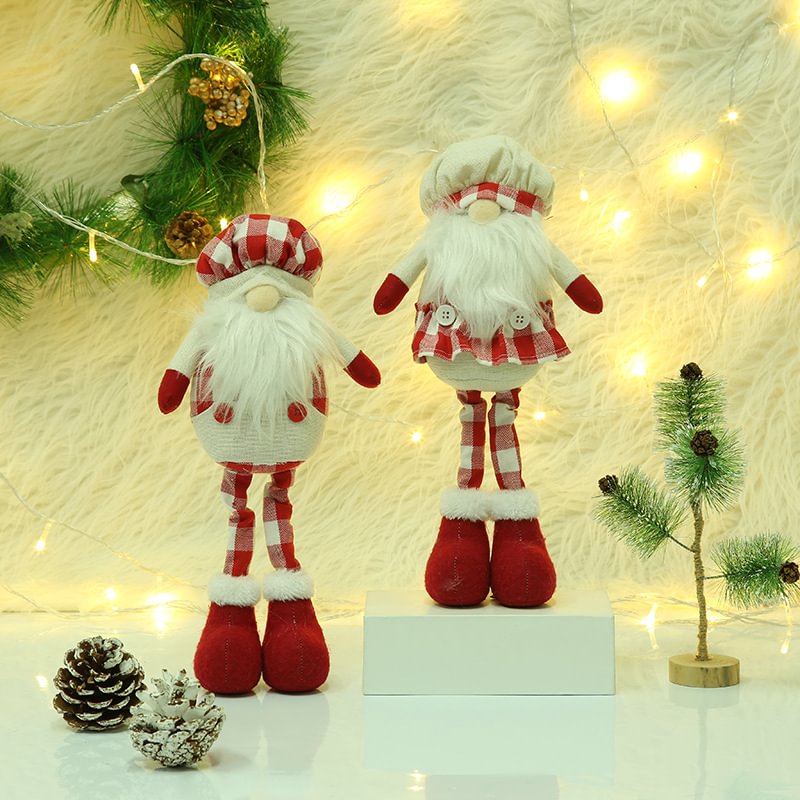 Luminescent Chef Hat Faceless Doll Christmas Hanging Ornaments - Livereid