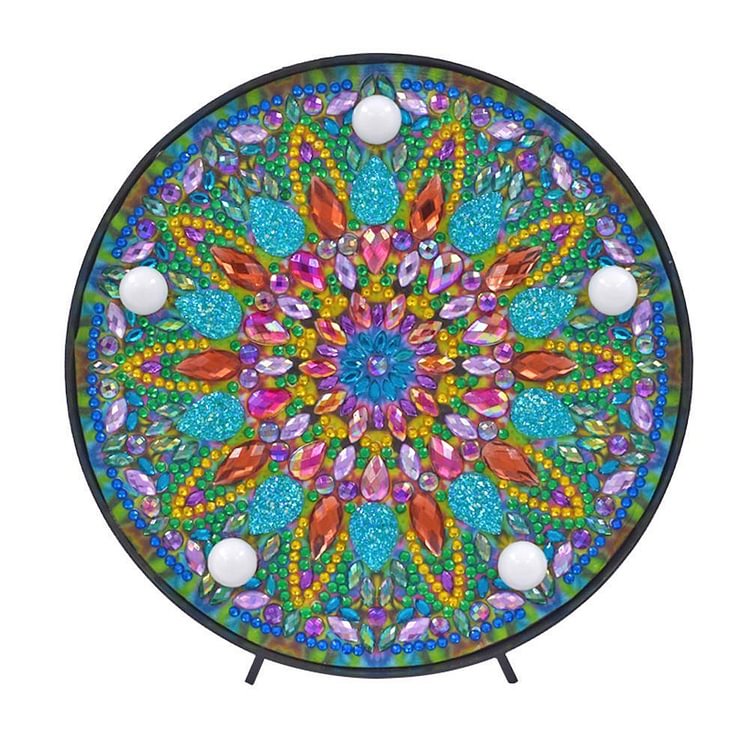 DIY Mandala LED Diamond Painting Light Box Cross Stitch Embroidery Lamp
